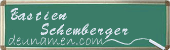 Bastien Schemberger Visitenkarte